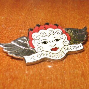 Vintage The Cheescake Factory Lapel Pin 1999 Limited Edition Made in Taiwan
